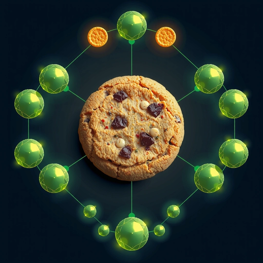 Abstract network pattern